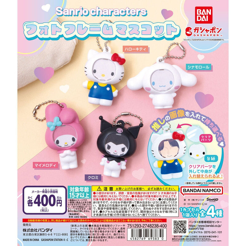 Sanrio Charactes Photo Frame Mascot - 30pc assort pack