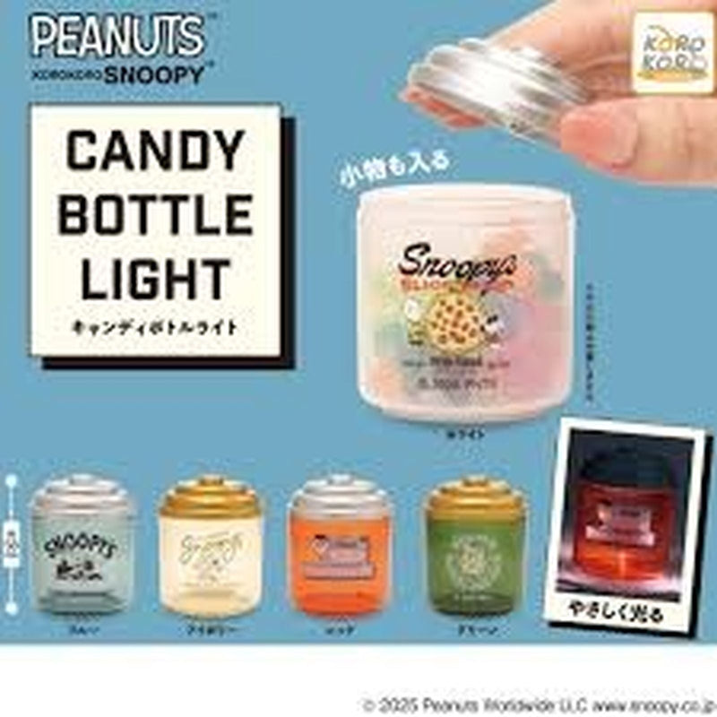 PEANUTS Koro Koro Snoopy Candy Bottle Light - 30pc assort pack