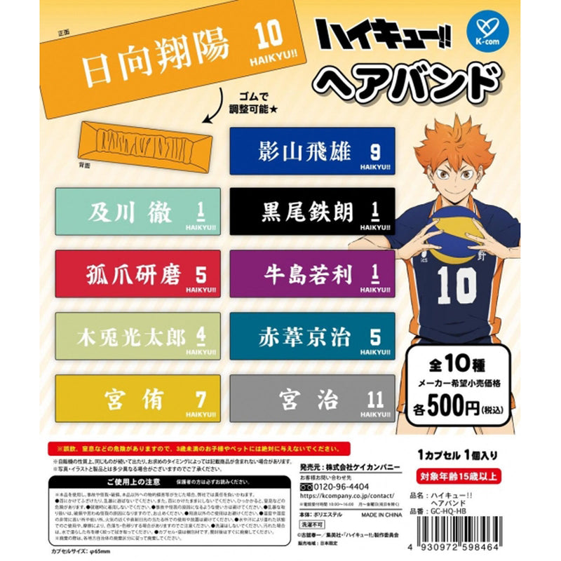 Haikyu!! Hair Band - 20pc assort pack [Pre Order March 2025][2nd Chance]