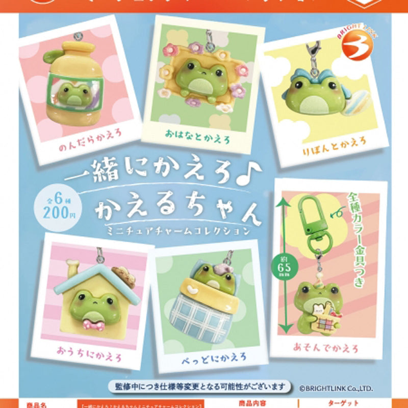 Let's go Home! Kaeruchan Miniature Charm Collection - 50pc assort pack [Pre Order April 2025][2nd Chance]