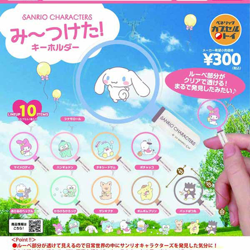 Sanrio Characters Found You! Keychain - 40pc assort pack [Pre Order March 2025][2nd Chance]