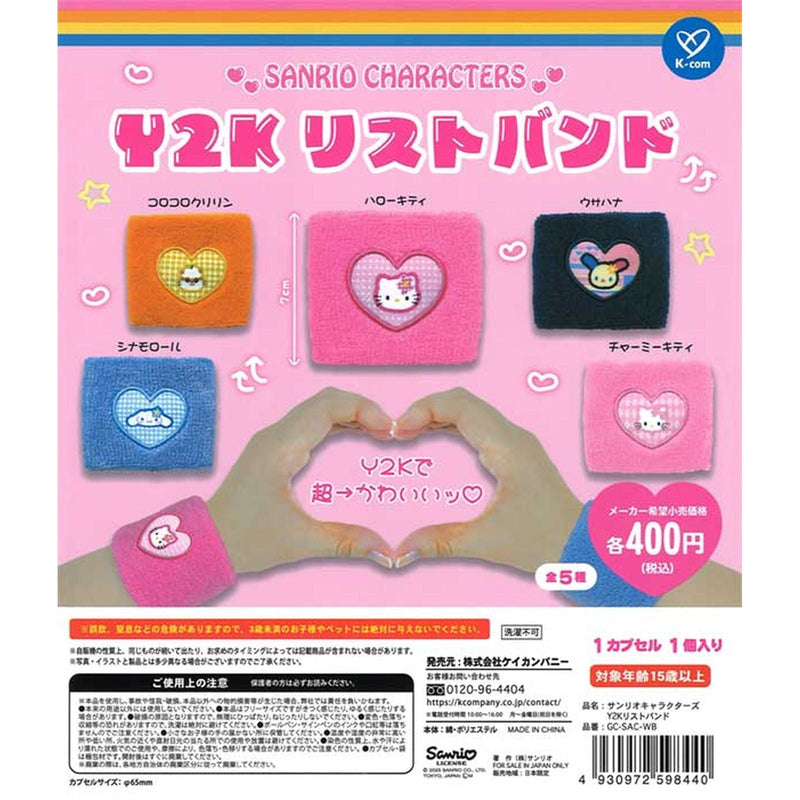 Sanrio Characters Y2K Wrist Band - 30pc assort pack