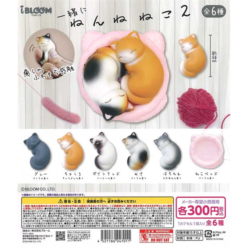 Sleeping Together Cat vol.2 - 40pc assort pack [Pre Order June 2025][2nd Chance]