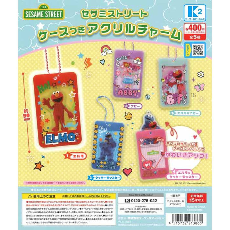 Sesame Street Acrylic Charm with Case - 30pc assort pack
