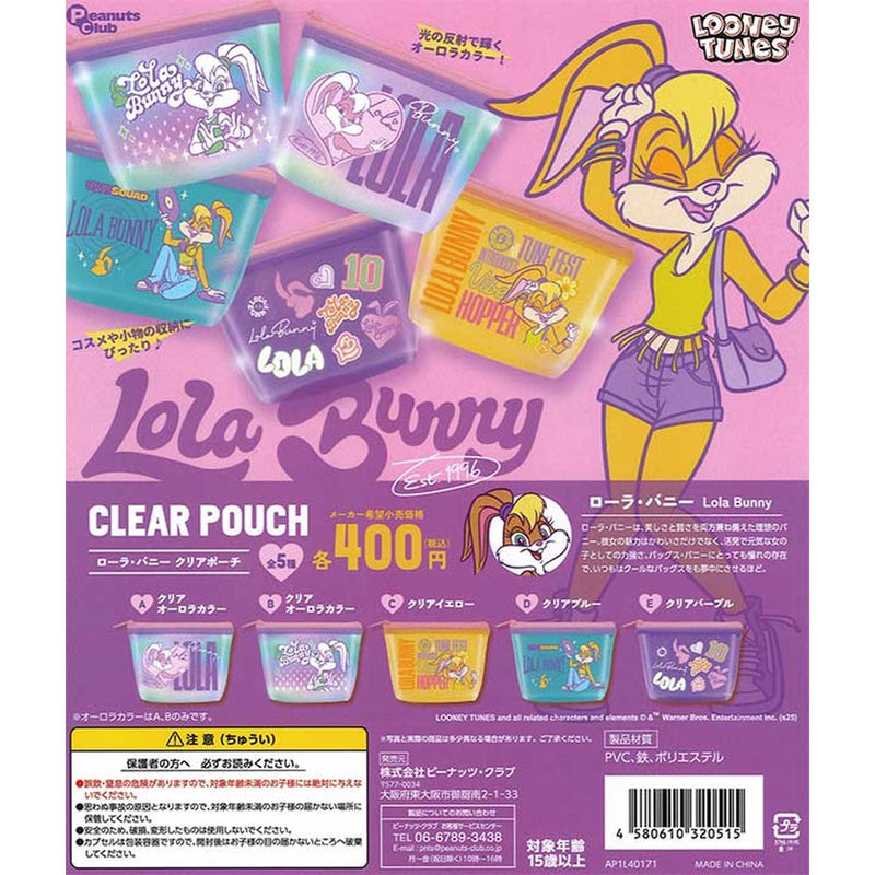 Looney Tunes Lola Bunny Clear Pouch - 30pc assort pack