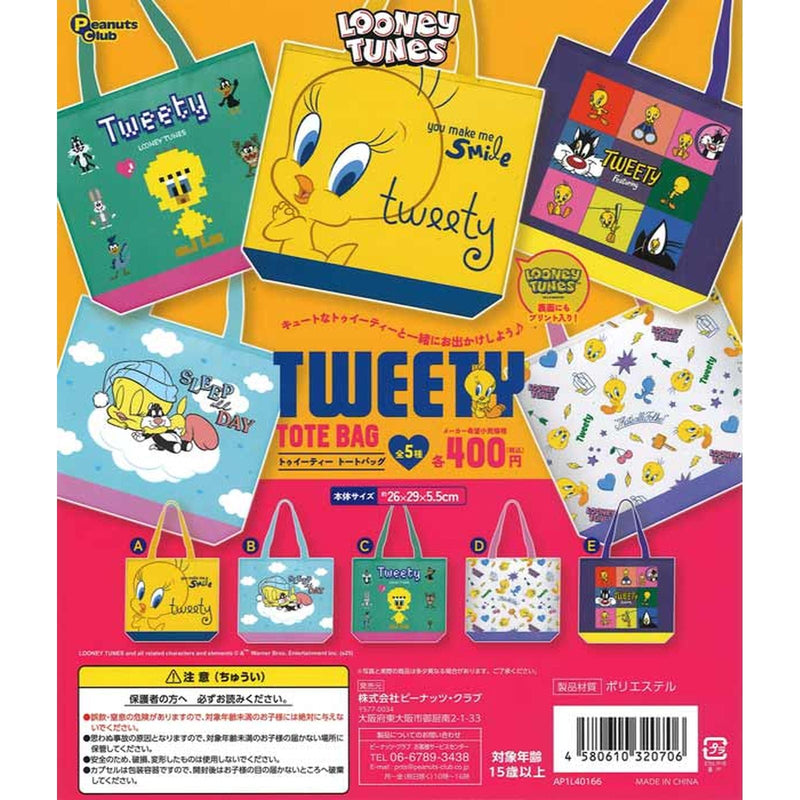 Tweety Tote Bag - 30pc assort pack