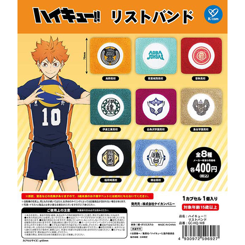 Haikyu!! Wrist Band - 30pc assort pack [Pre Order September 2025][2nd Chance]
