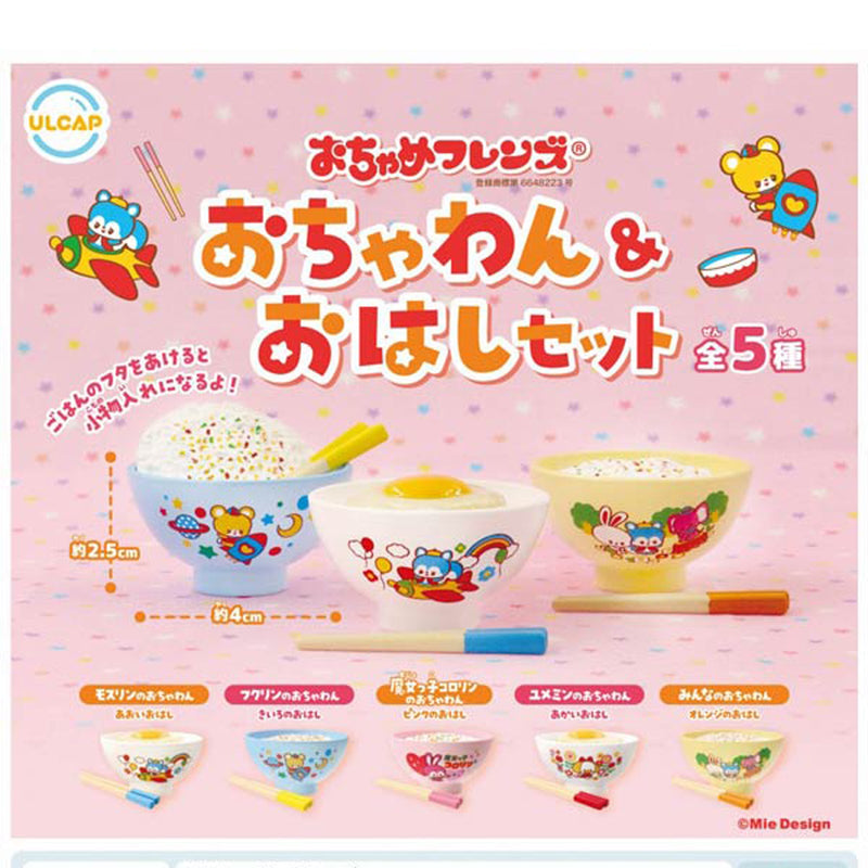 Ochame Friends Ochawan & Ohashi Set - 30pc assort pack [Pre Order October 2025][2nd Chance]
