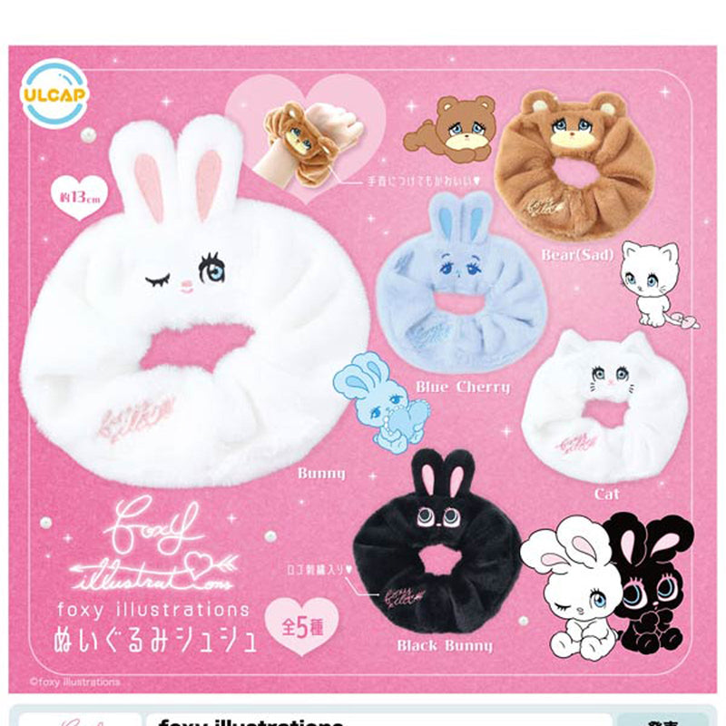 foxy illustrations Stuffed Toy Scrunchie - 20pc assort pack [Pre Order January 2026][2nd Chance]