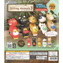 Asian Interior Zakka Series Sitting Animals Moo-chan Friends - 40pc assort pack