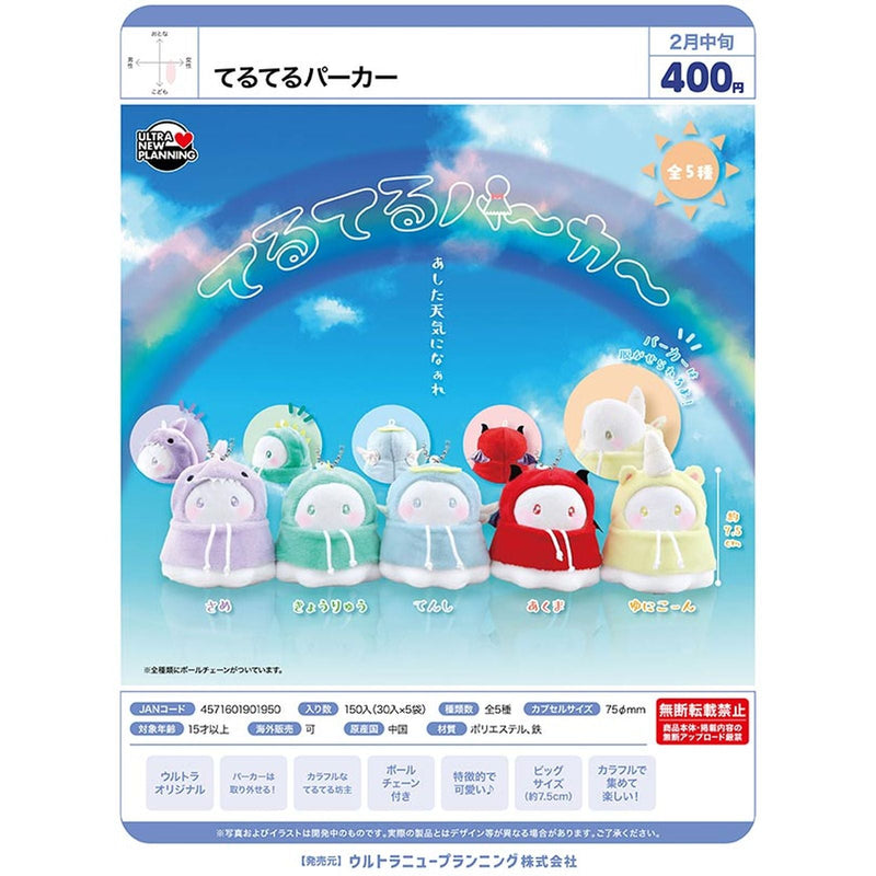 Teru Teru Hoodie - 30pc assort pack [Pre Order March 2026]