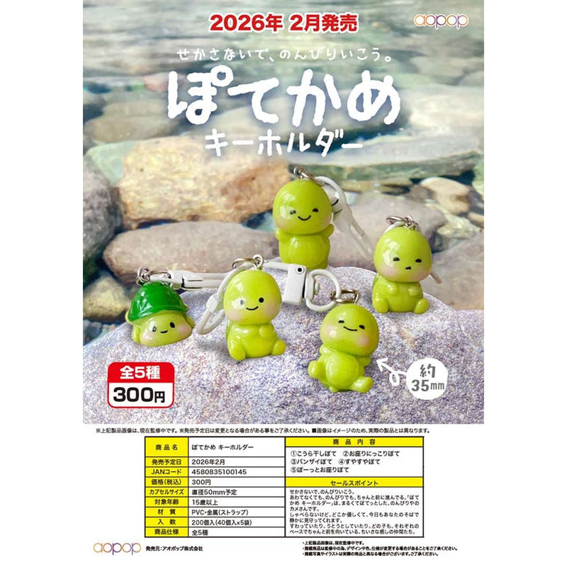 Pote Kame Keychain - 40pc assort pack [Pre Order March 2026]