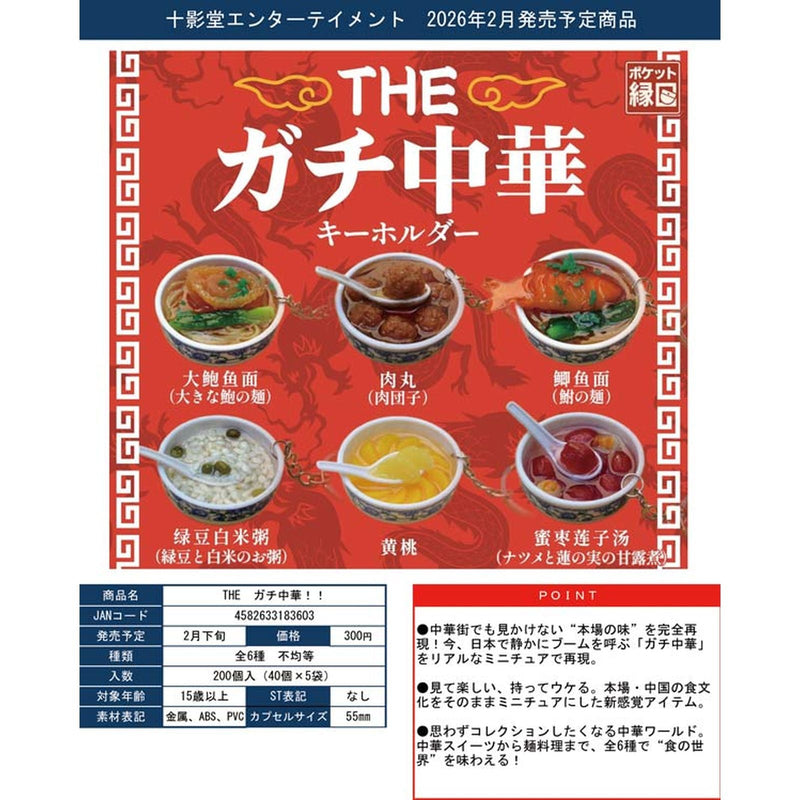 THE Gachi China Keychain - 40pc assort pack [Pre Order March 2026]