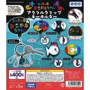 Small Fish Acrylic Clip Keychain - 30pc assort pack