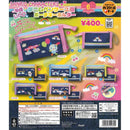 Sanrio Characters heisei Retro Denim Pen Case Style Pouch Keychain - 30pc assort pack