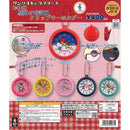 Sanrio Characters Retro Wall Clock Style Clip Keychain - 30pc assort pack