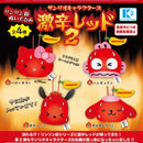 Sanrio Characters Rin Rin Bell Stuffed Toy Mascot Hot Red 2 - 30pc assort pack