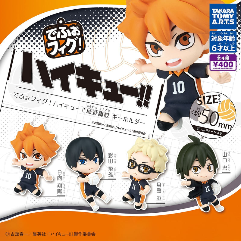 Haikyu!! Torino Highschool Deformed Figure Keychain - 30pc assort pack