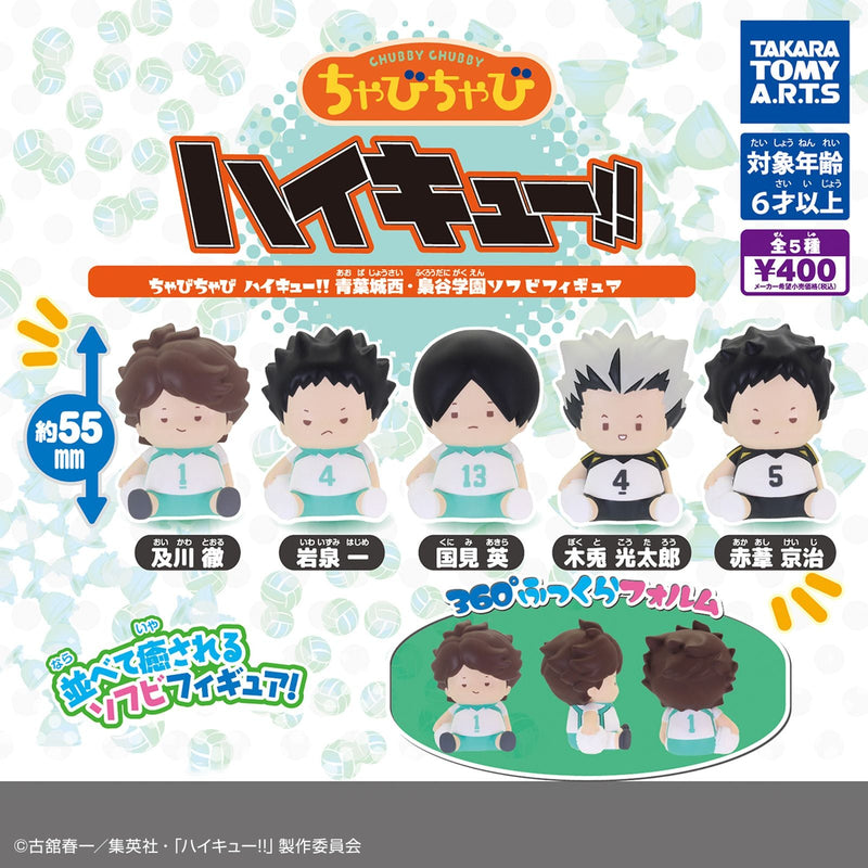 [30% OFF] Haikyu!! Chabi Chabi Aoba Seijyo Fukuroudanigakuen Sofubi Figure - 30pc assort pack