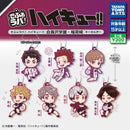 [60% OFF] Haikyu!! Shiratorizawa Gakuen Inanizaki Deformed Rubber Keychain - 40pc assort pack