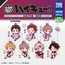 [20% OFF] Haikyu!! Shiratorizawa Gakuen Inanizaki Deformed Rubber Keychain - 40pc assort pack