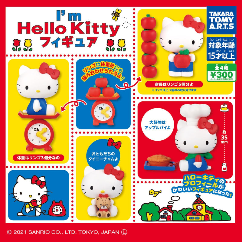 Sanrio I'm Hello Kitty Figure Collection - 40pc assort pack