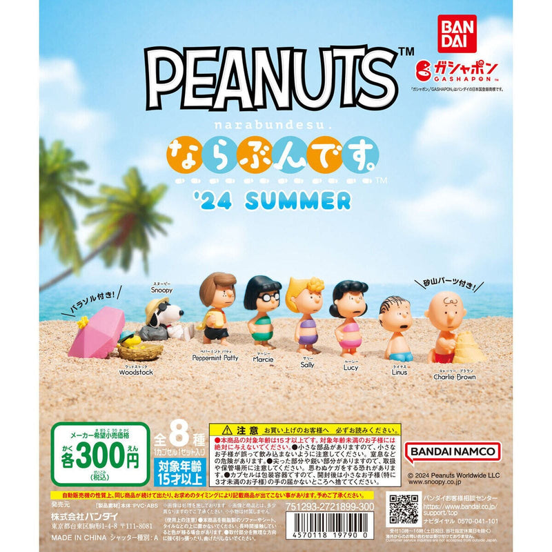 PEANUTS NARABUNDESU '24 SUMMER - 40pc assort pack