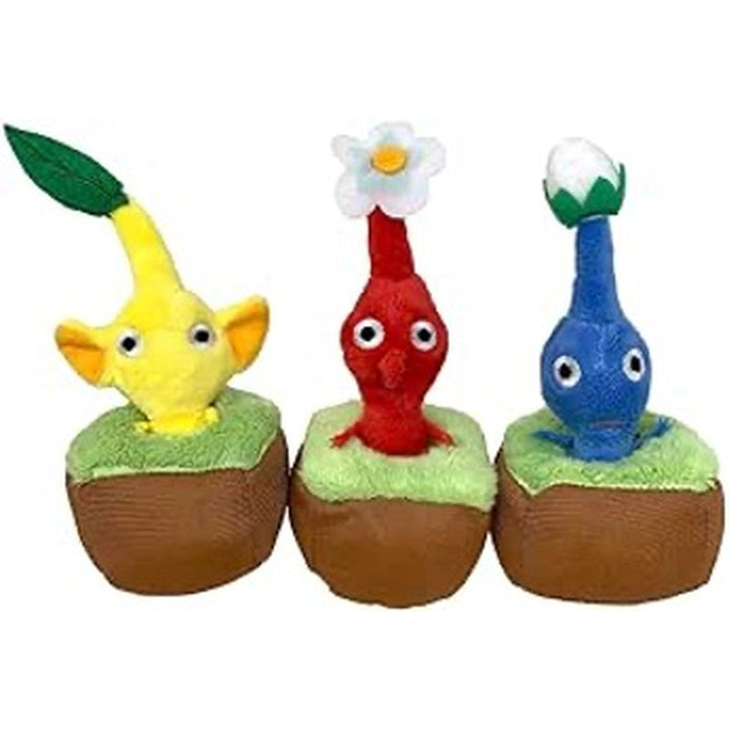 Pikmin Pull and Pull Figure 3 Color Pack - 33pc set