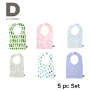 Pocketable Gauze Bib [5pc set]
