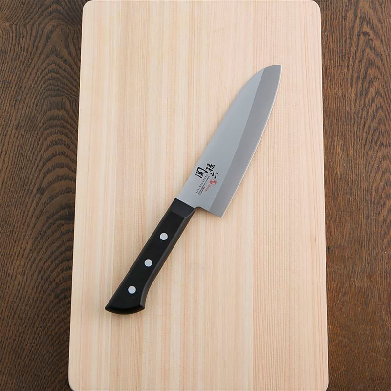 Santoku Knife Sekinomagoroku Moegi 165mm (6.5 inches) Dishwasher Safe AE2900