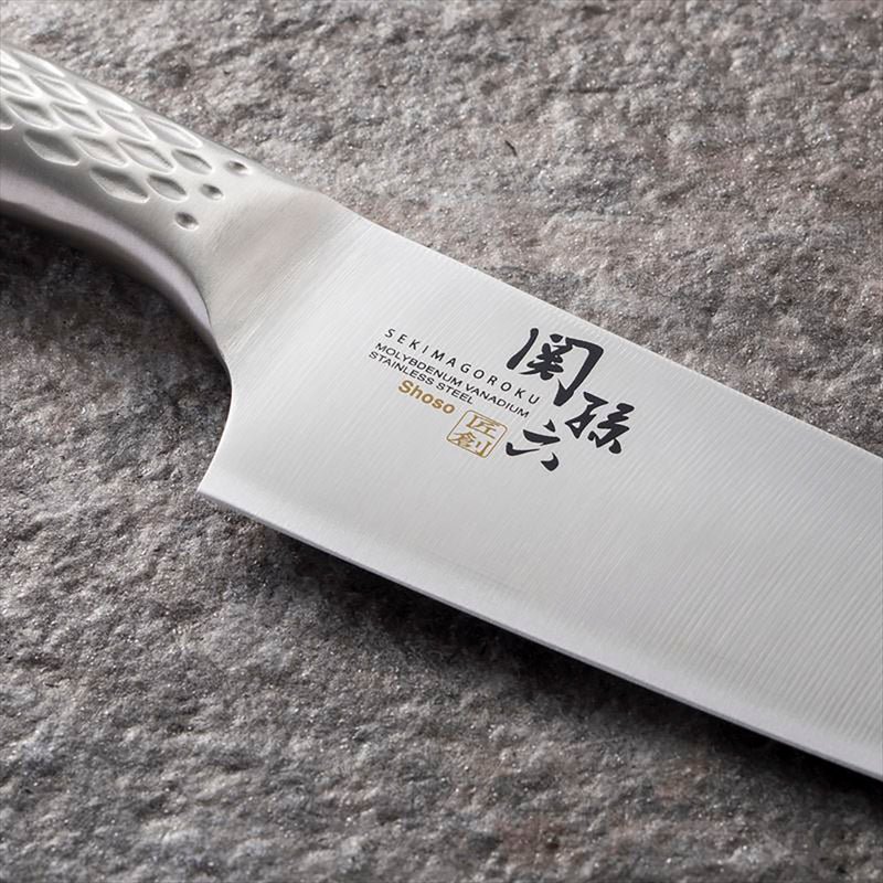 Santoku Knife Sekinomagoroku Shousou Dimple 165 mm (6.5 inches) AB5157