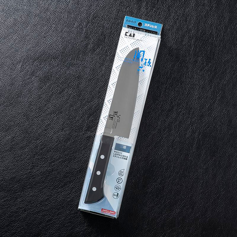 Santoku Knife Sekinomagoroku Wakatake 165mm (6.5 inches) Dishwasher Safe AB5420