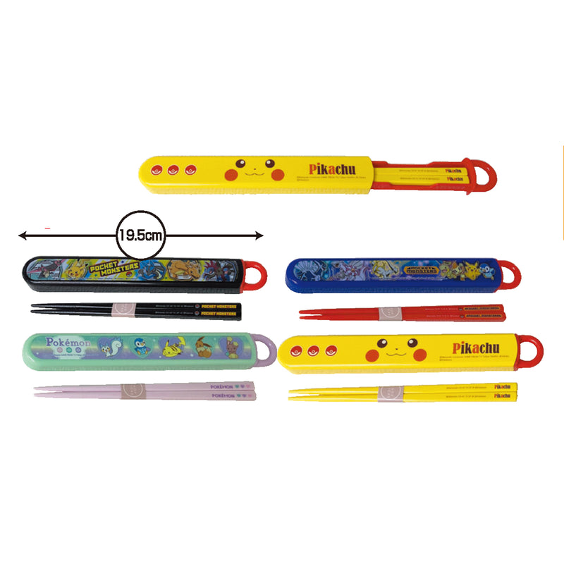 Pokemon Chopsticks with Slide Case - 4 kinds Assort